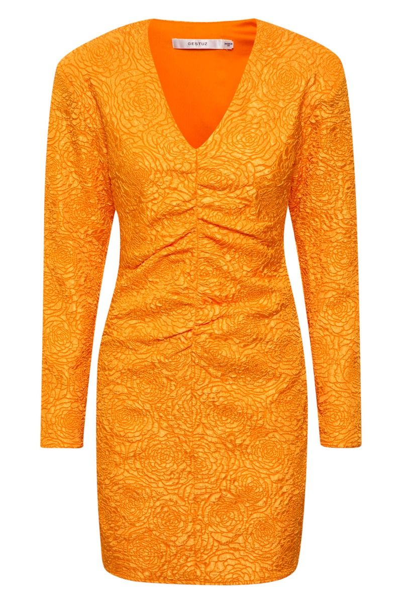 Gestuz - Kjole - MaisieGZ Dress - Flame Orange