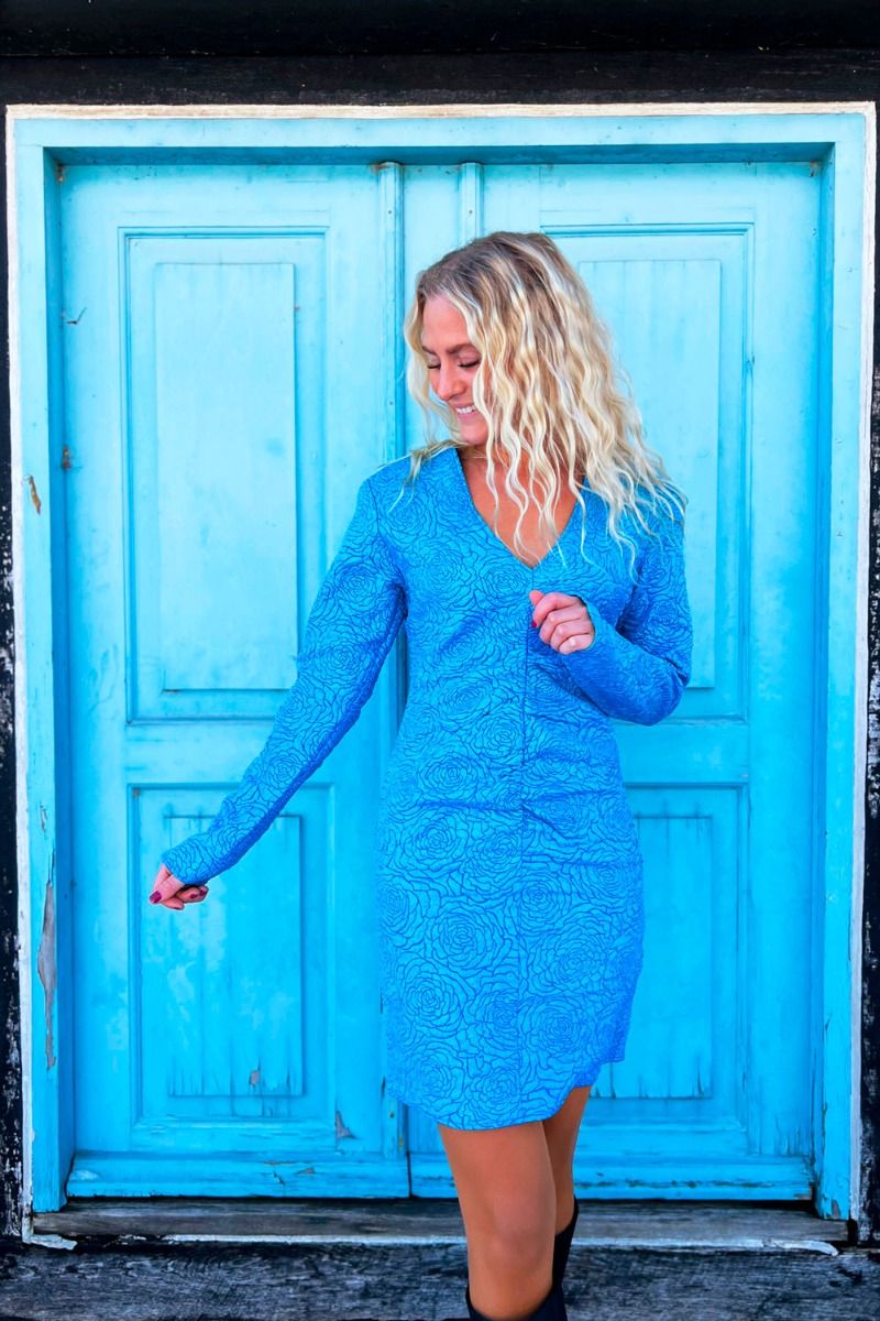 Gestuz - Kjole - MaisieGZ Dress - Malibu Blue