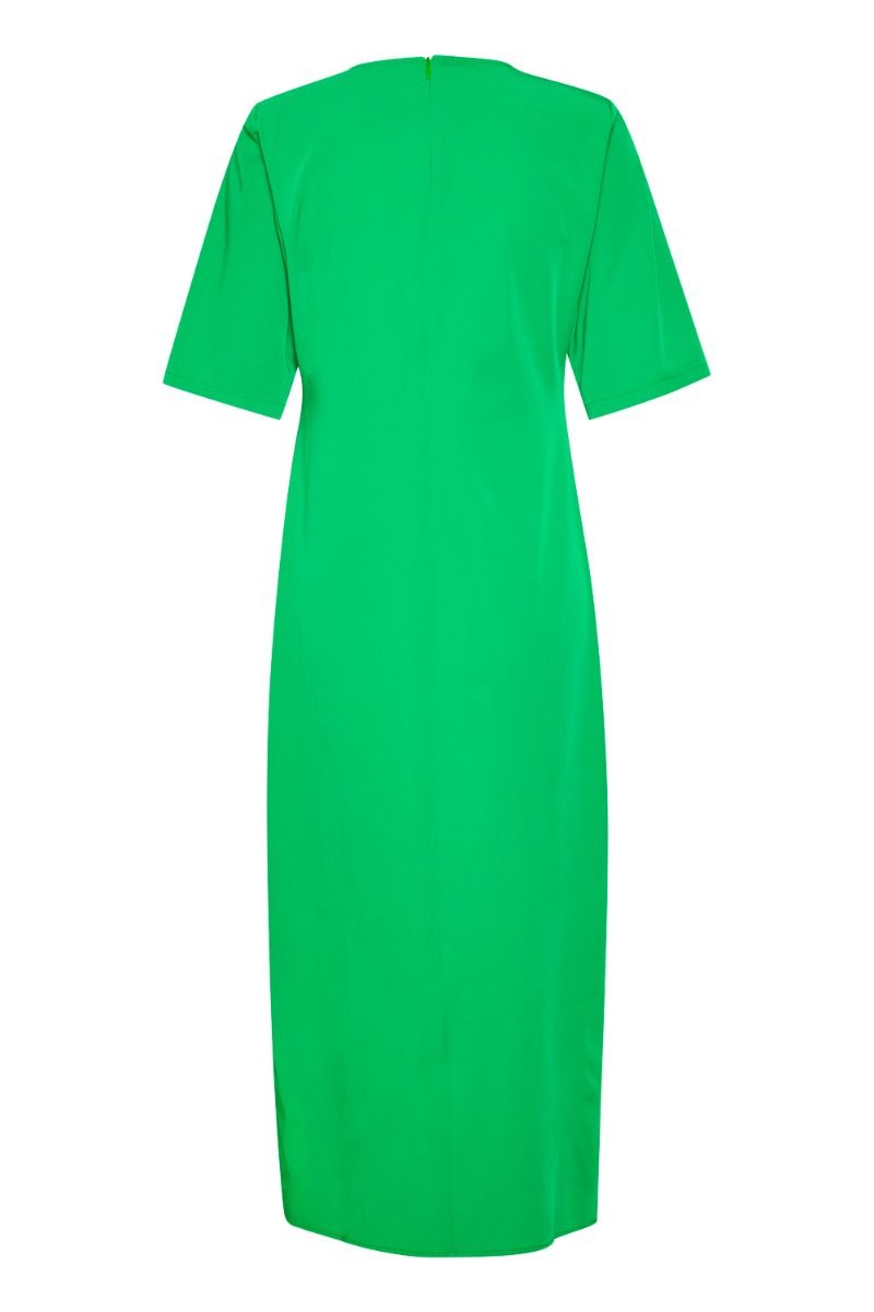 Gestuz - Kjole - Melba Long Dress - Green Bee