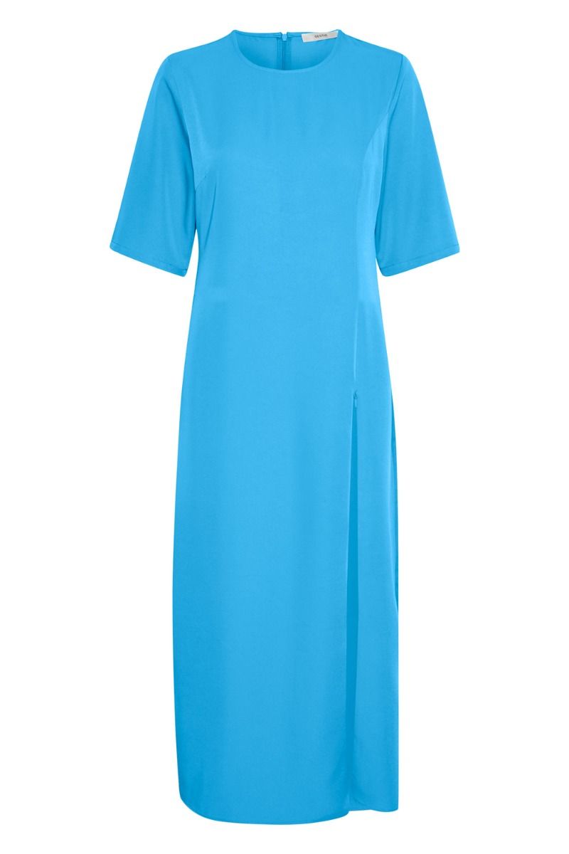 Gestuz - Kjole - MelbaGZ Long Dress - Malibu Blue 