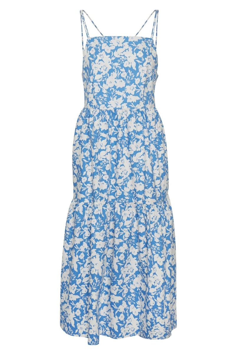 Gestuz - Kjole - MynteGZ Dress - Blue flower