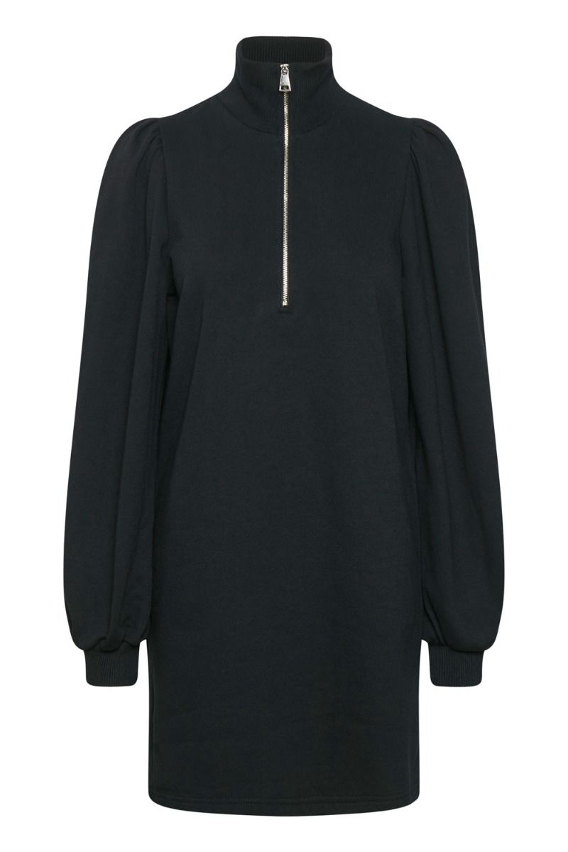 Gestuz - Kjole - Nankita Zipper Dress - Black