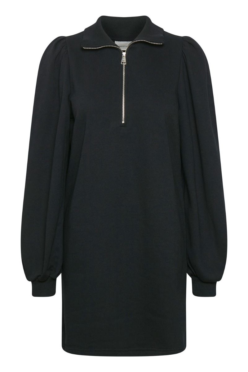 Gestuz - Kjole - Nankita Zipper Dress - Black