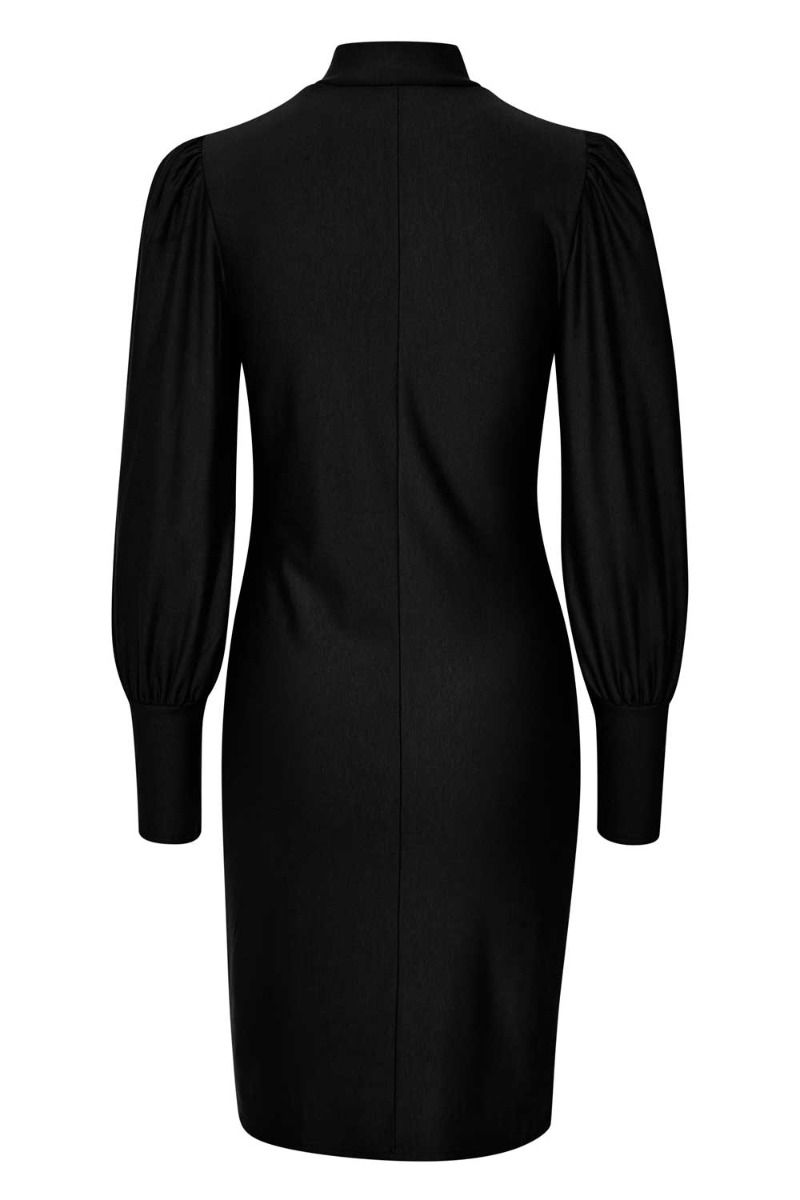 Gestuz - Kjole - RifaGZ Button Puff Dress - Black
