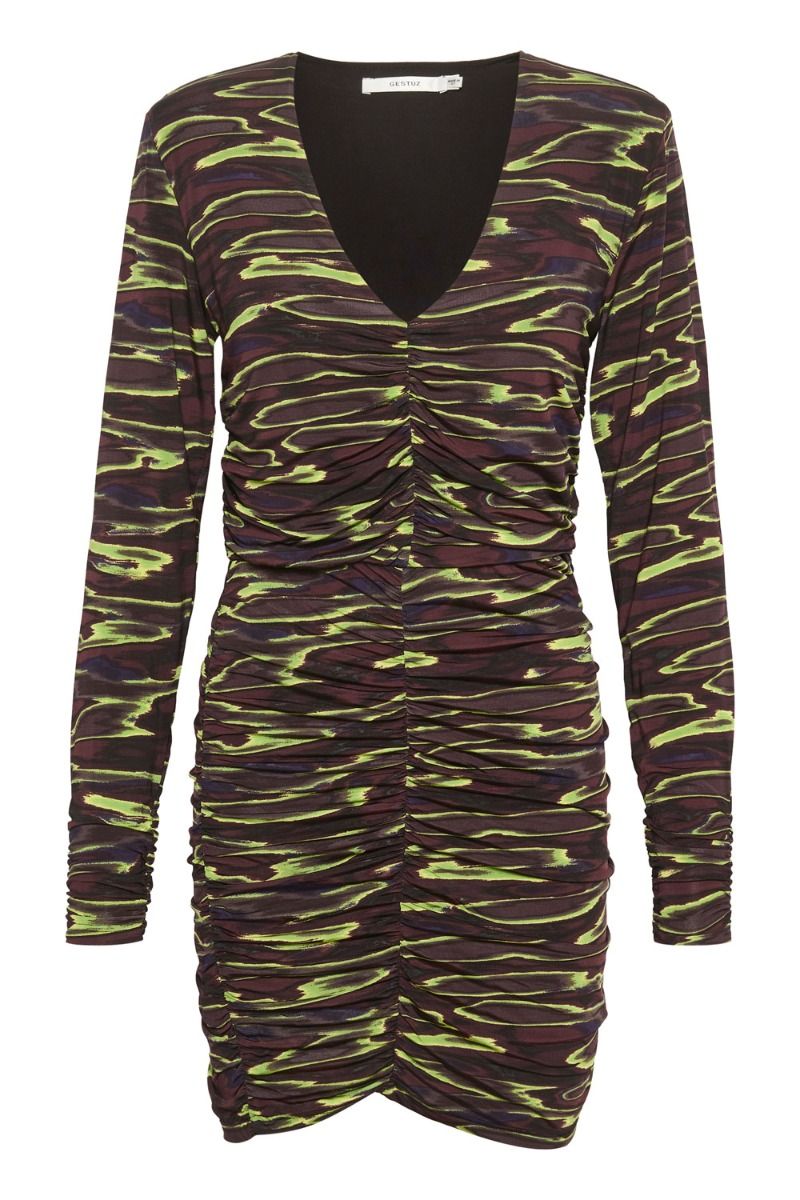 Gestuz - Kjole - ShevyGZ P Short Dress - Yellow Water