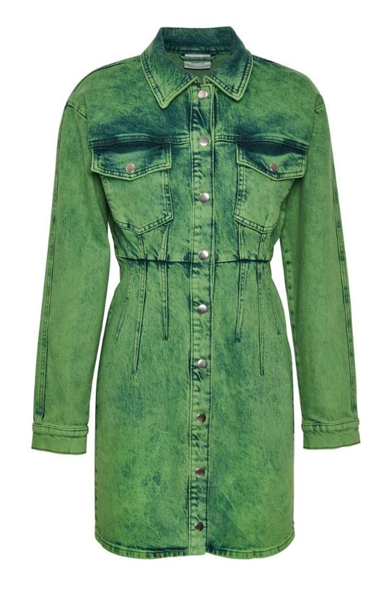 Gestuz - Kjole - Skye Dress - Minched Herb Acid Wash