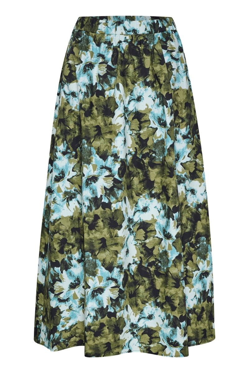 Gestuz - Nederdel - BlishaGZ HW Skirt - Artistic Blue Flower