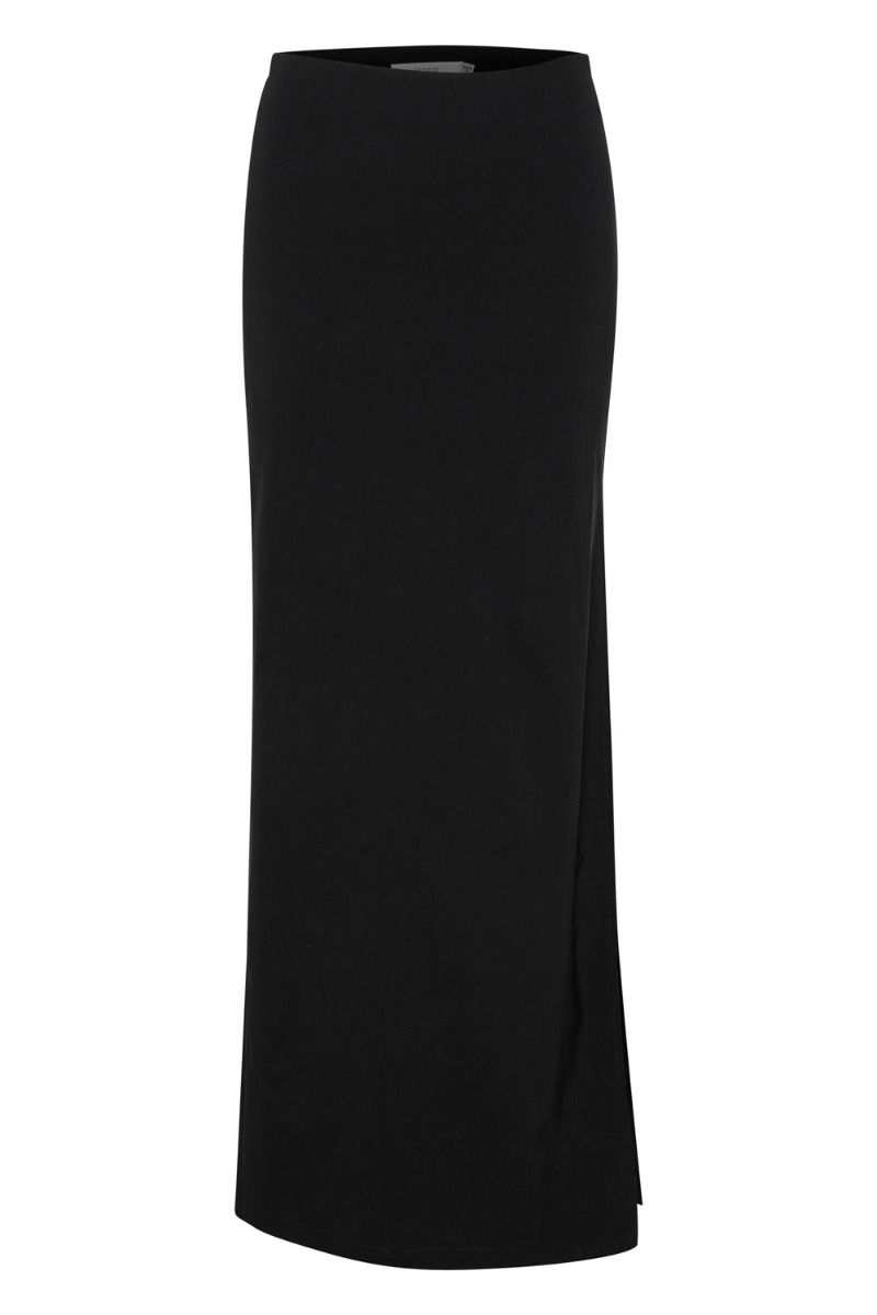Gestuz - Nederdel - CoveGZ MW Maxi Skirt - Black