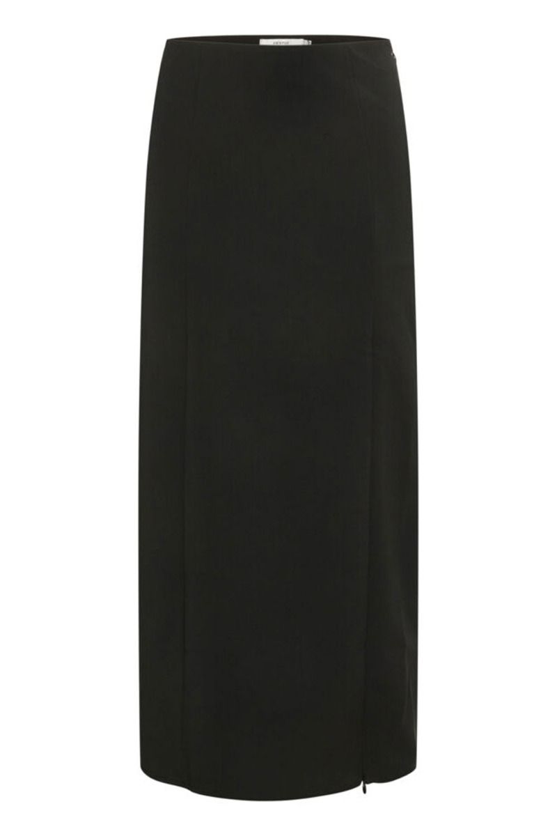 Gestuz - Nederdel - JoelleGZ HW Long Skirt - Black