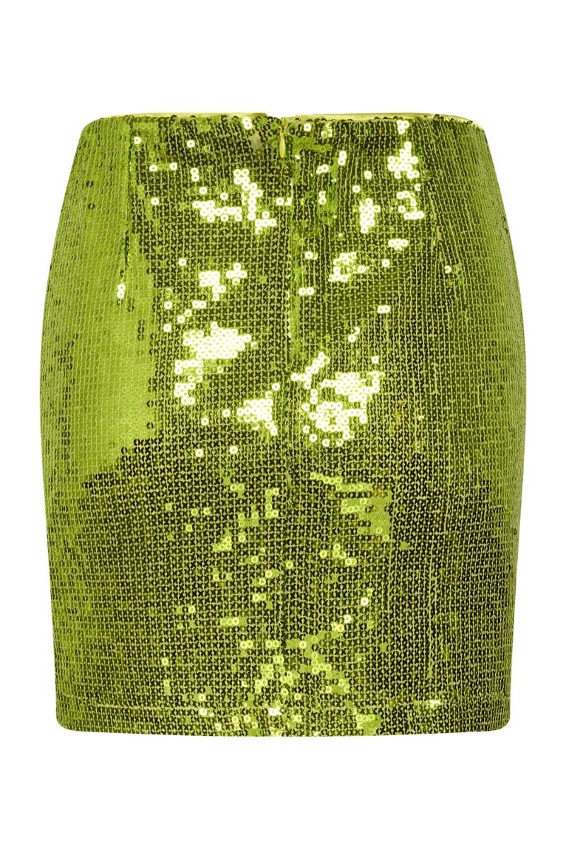 Gestuz - Nederdel - TullaGZ MW Mini Skirt - Split Pea