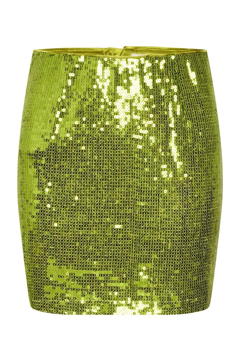 Gestuz - Nederdel - TullaGZ MW Mini Skirt - Split Pea