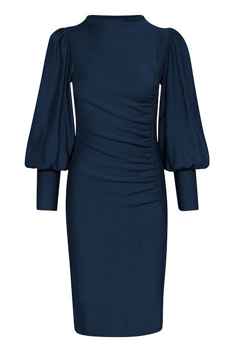 Gestuz - Kjole - RifaGZ Puff Dress - Dress Blues