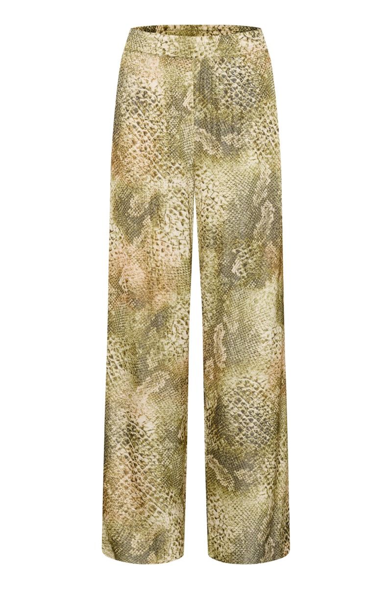 Gestuz - Bukser - GZsanti P Hw Pants - Golden snake