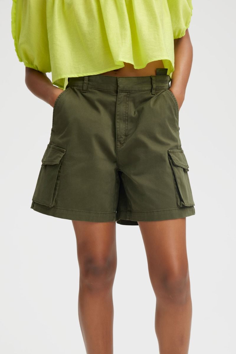 Gestuz - Shorts - ChineaGZ MW Shorts - Dark Olive