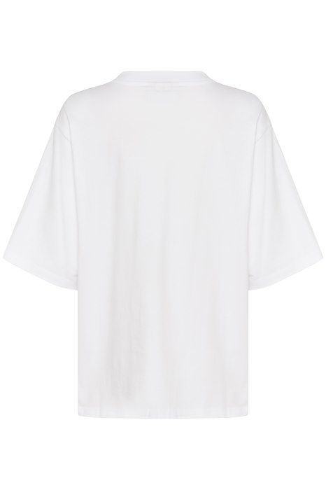 Gestuz - T-shirt - SimmaGZ Emb Tee - Bright White