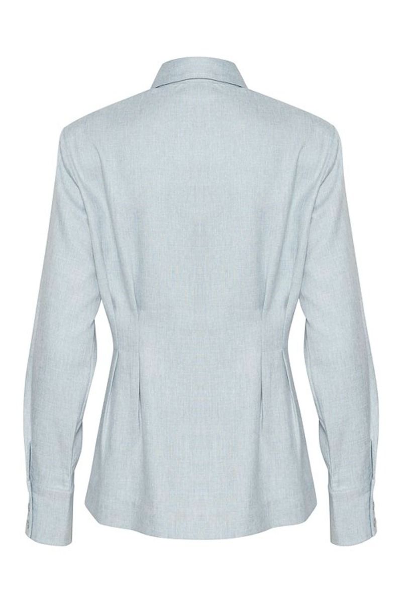 Gestuz - Skjorte - CimmaGZ Shirt - Denim Look Blue