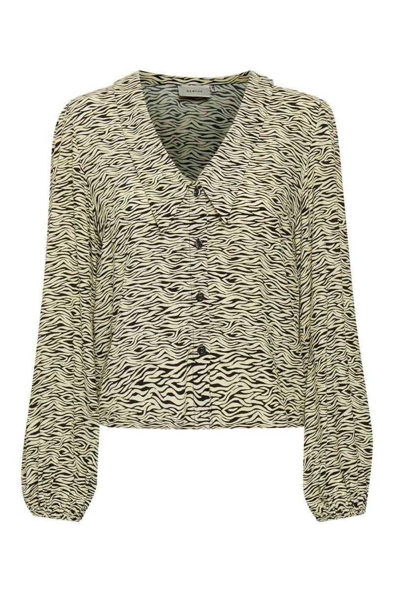 Gestuz - Skjorte - Eileen Shirt - Yellow Wave