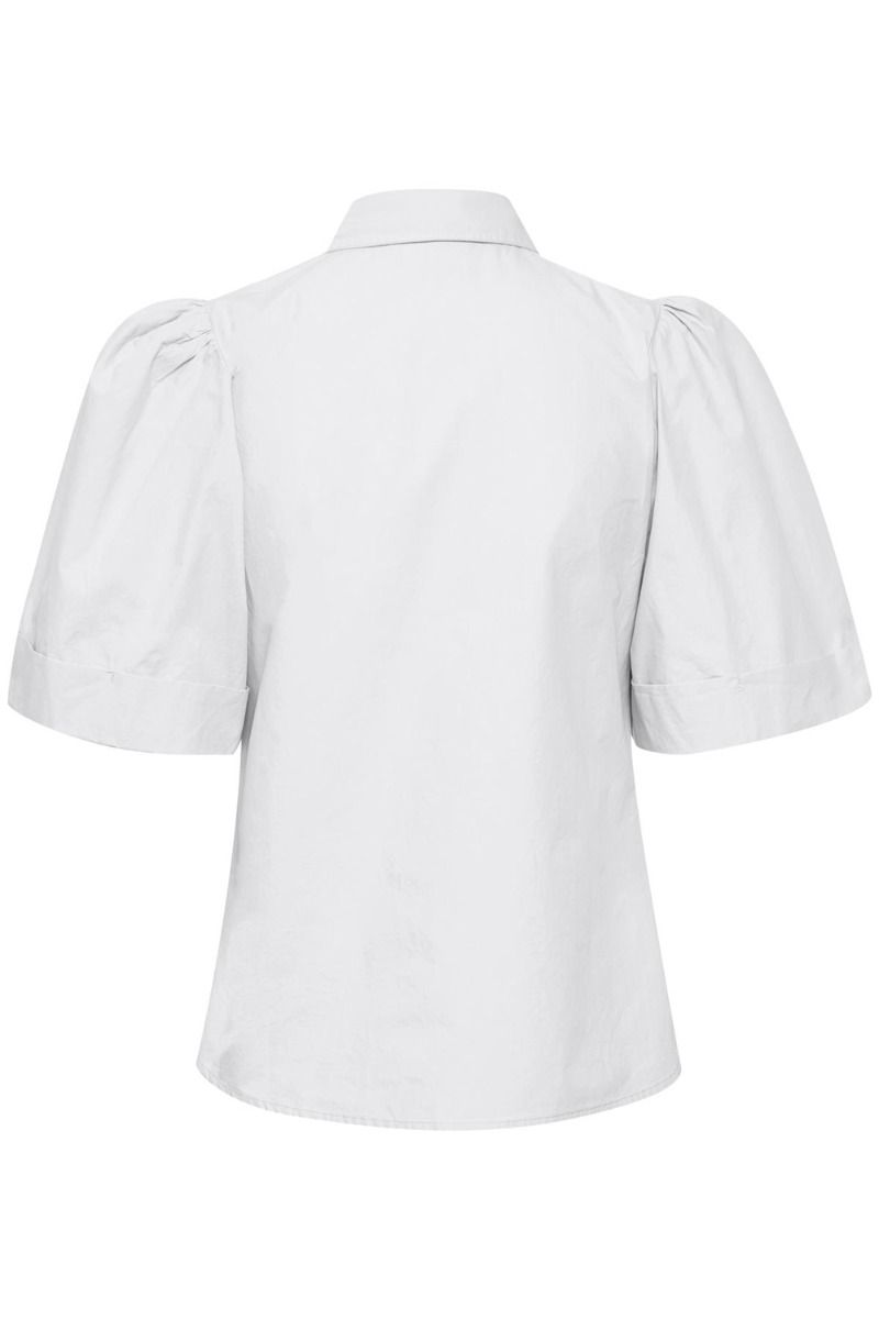 Gestuz - Skjorte - Halio SS Shirt - Bright White