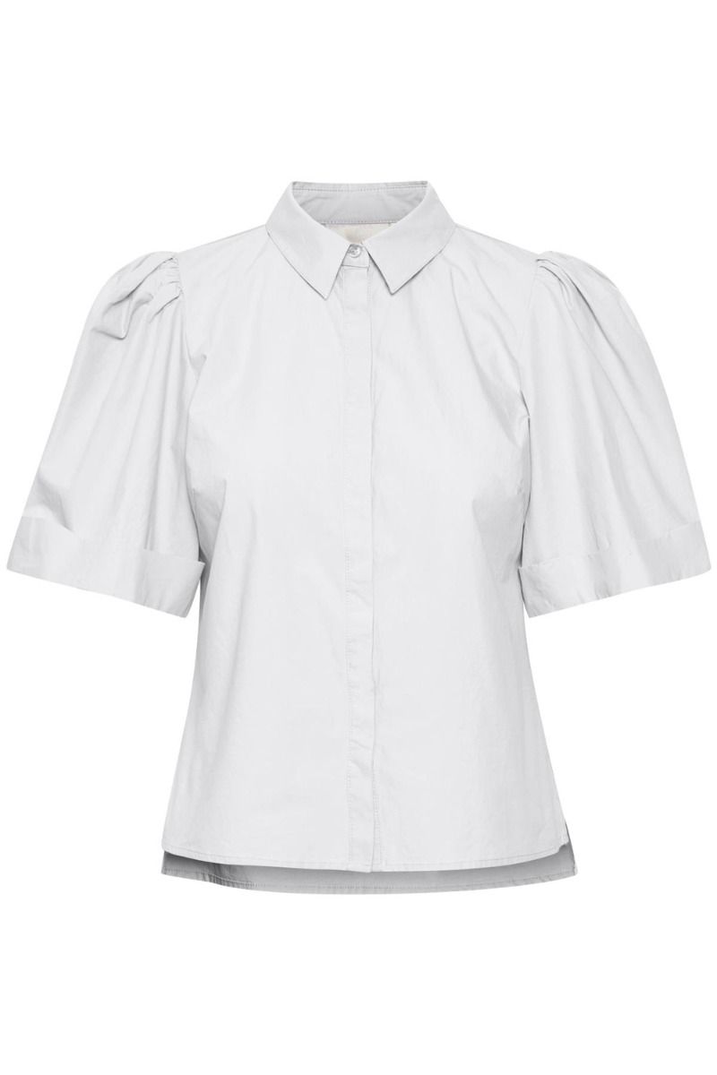 Gestuz - Skjorte - Halio SS Shirt - Bright White