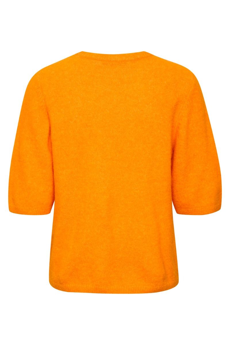 Gestuz - Strik - AlphaGZ Tee - Flame Orange Melange