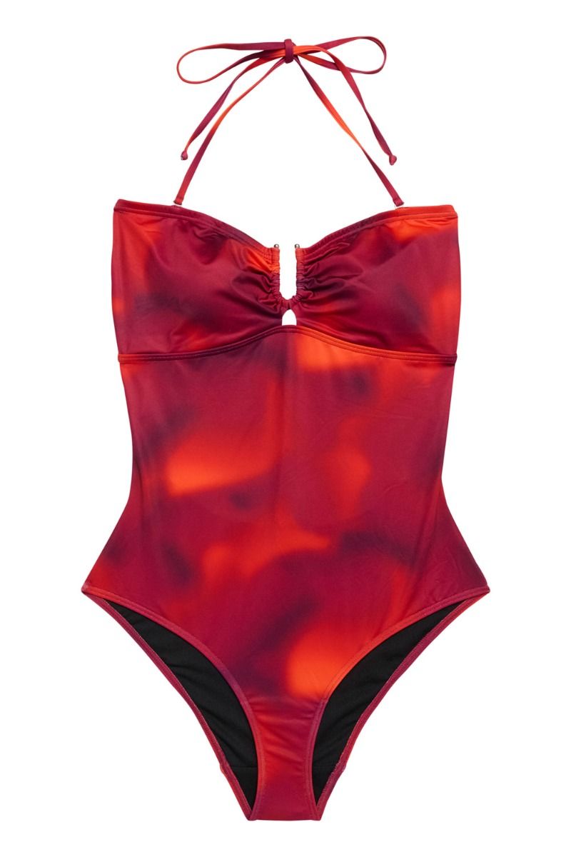 Gestuz - Badetøj - KallyGZ Swimsuit - Red Fire 