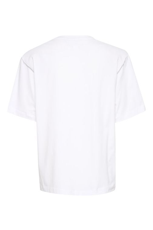 Gestuz - T-shirt - SamurillyGZ Back Emb Tee - Bright White