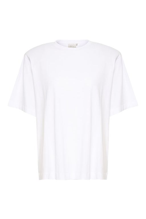 Gestuz - T-shirt - SamurillyGZ Back Emb Tee - Bright White