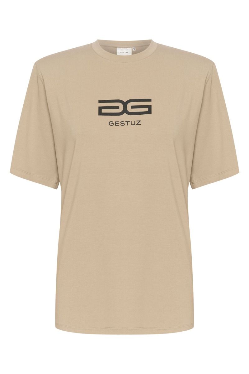 Gestuz - T-shirt - SamurillyGZ P Tee - Abbey Stone