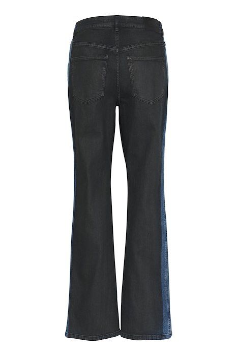 Gestuz - Jeans - TimmieGZ MW Straight Jeans - Blue/black Washed