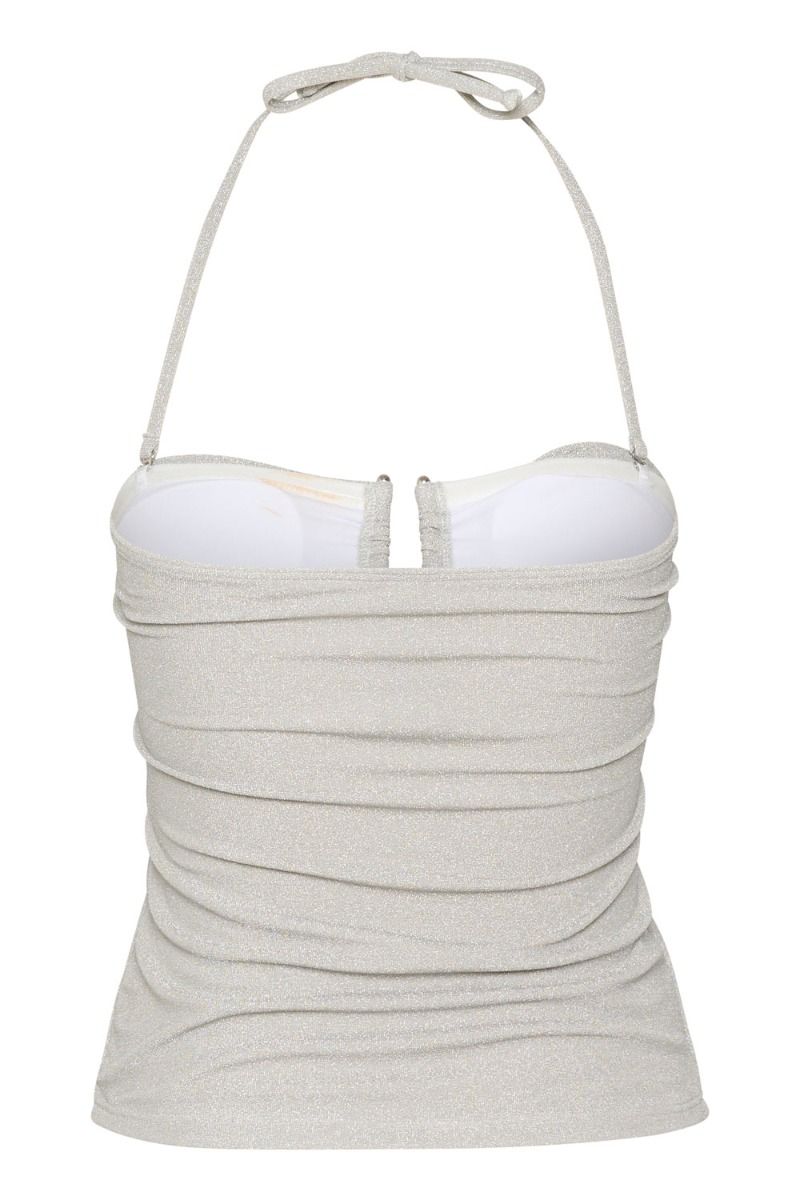 Gestuz - Top - AlexiaGZ Tube Top - Silver