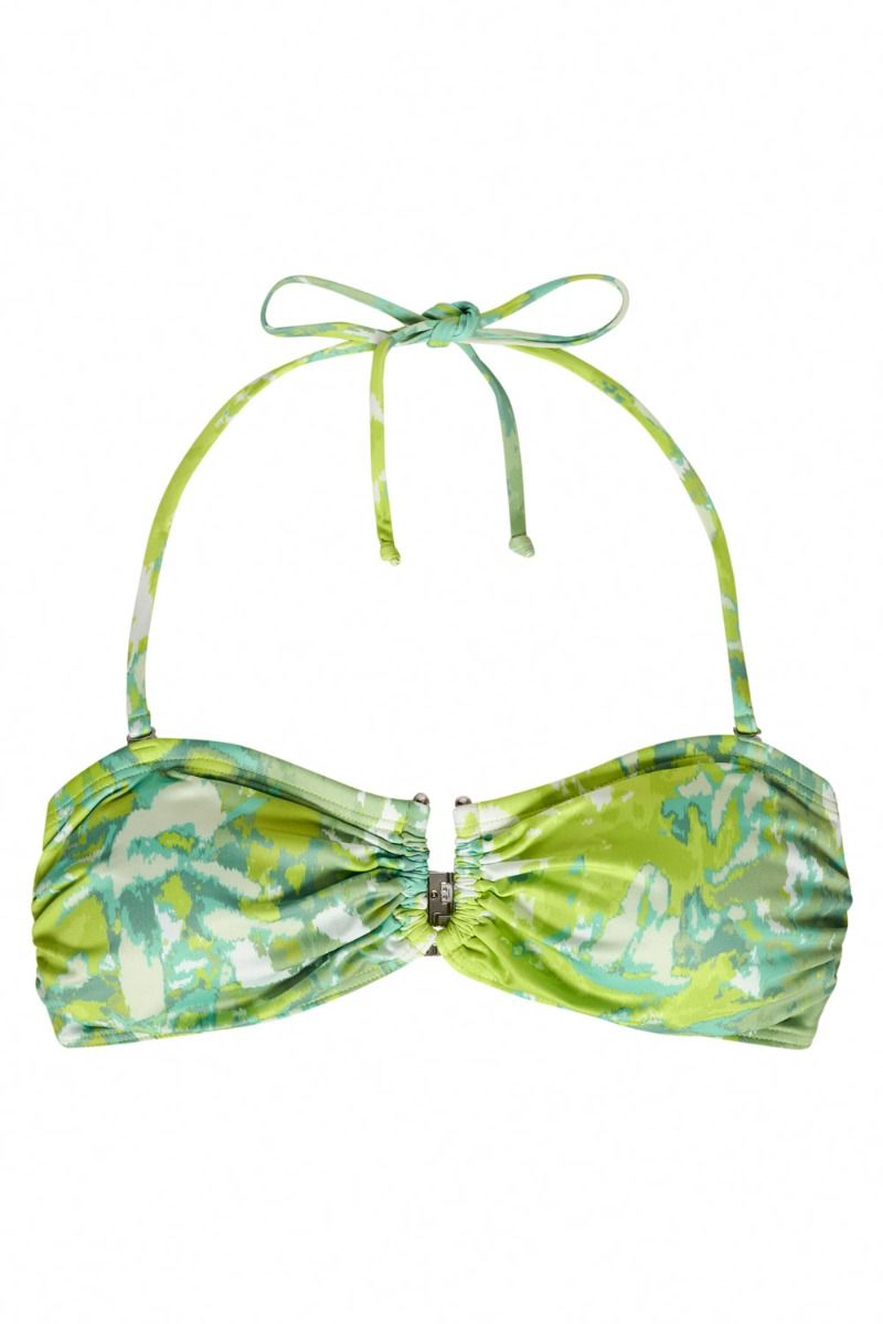 Gestuz - Badetøj - CanaGZ Bikini Top - Green Splash