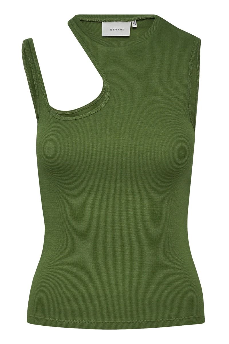 Gestuz - Top - DrewGZ Asym Top - Chive