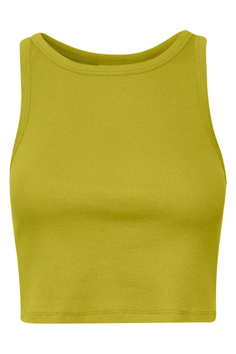 Gestuz - Top - DrewGZ Cropped Top - Split Pea