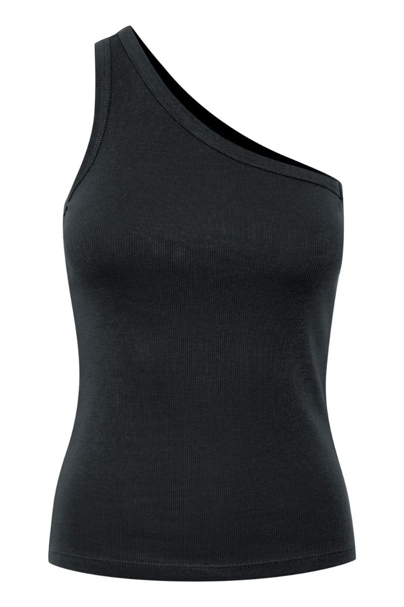 Gestuz - Top - DrewGZ One Shoulder - Black