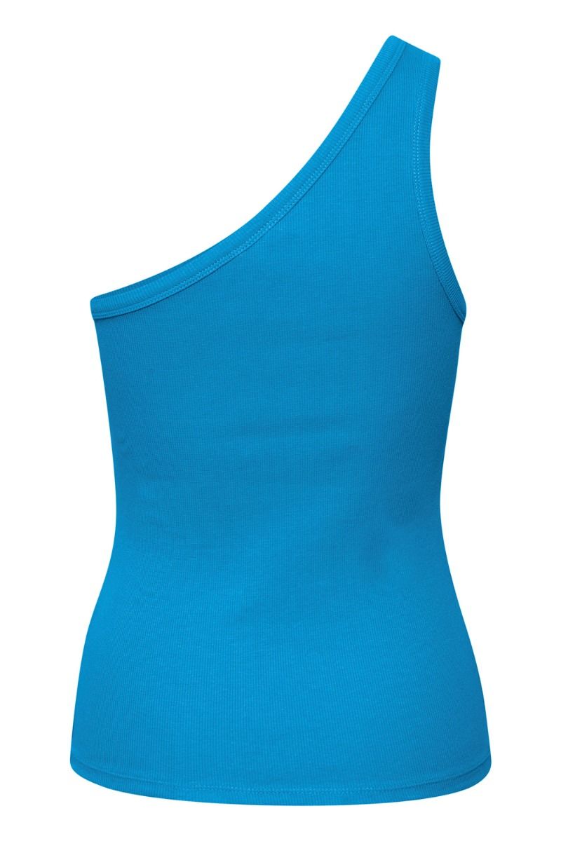 Gestuz - Top- DrewGZ One Shoulder - Malibu Blue