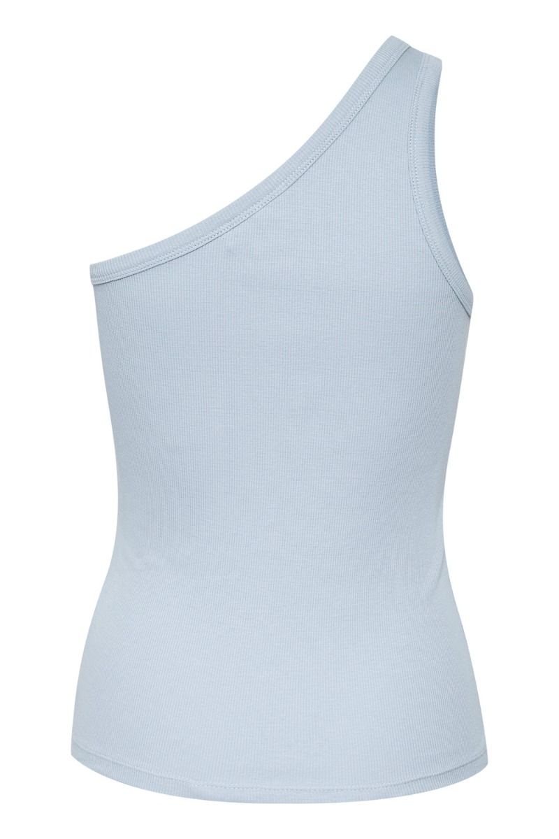 Gestuz - Top - DrewGZ One Shoulder - Xenon Blue