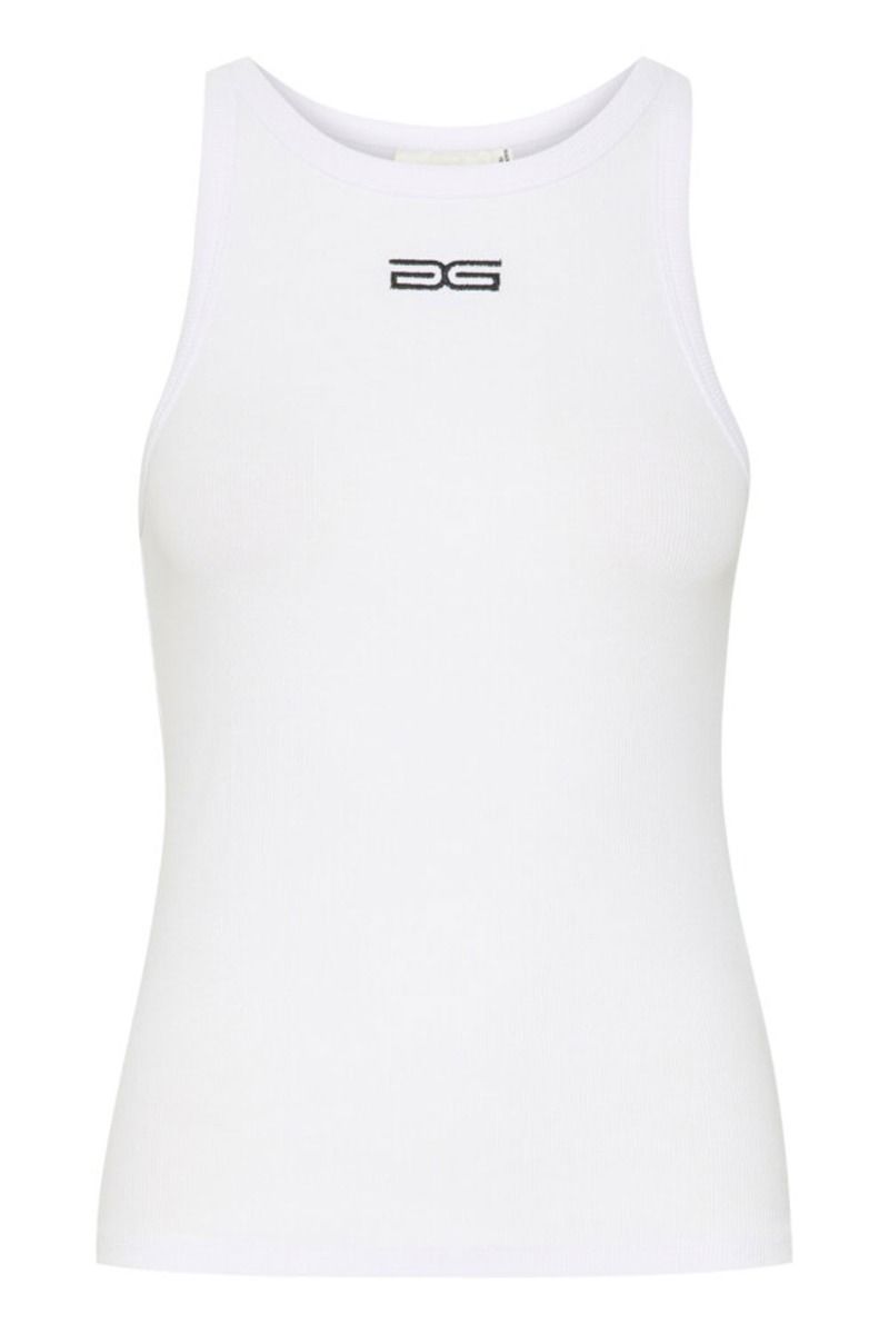 Gestuz - Top - DrewGZ SL Logo Tank - Bright White