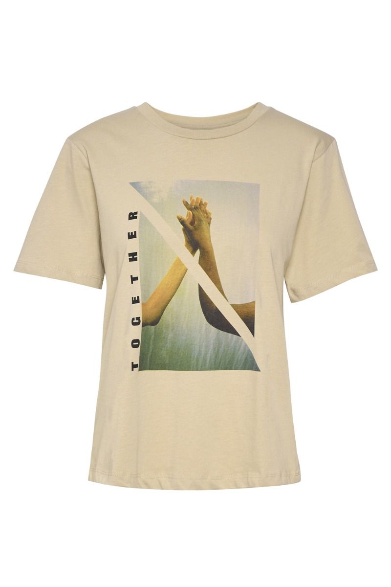 Gestuz - T-shirt - LokkGZ x Gestuz Tee - Pure Cashmere