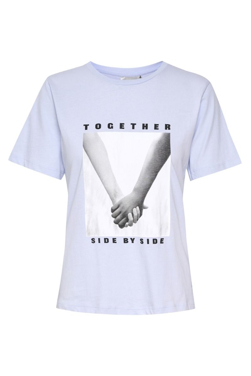 Gestuz - T-shirt - LokkGZ Together Tee - Xenon Blue