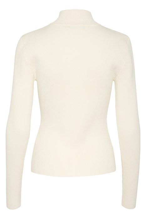 Gestuz - Bluse - YasmiaGZ Zipper Pullover - Egret