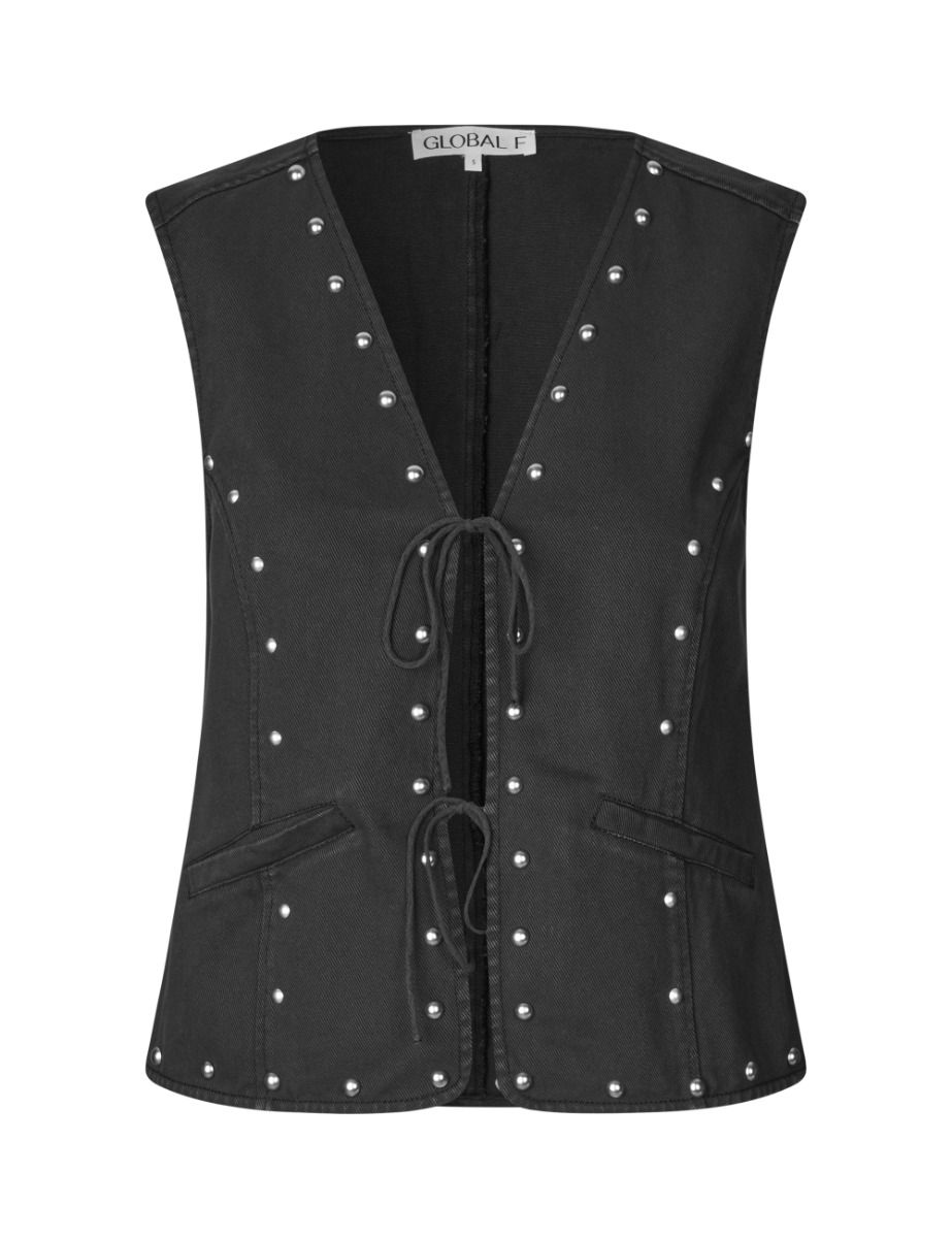 Global Funk - Vest - Filluca-G - Washed black