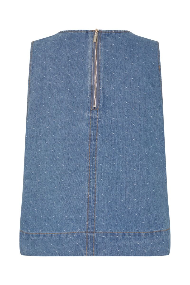 Global Funk - Top - Rihne-G - Midt Blue Dot 