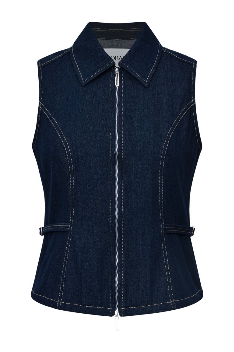 Global Funk - Top - Falucca-G - Dark Unwashed denim