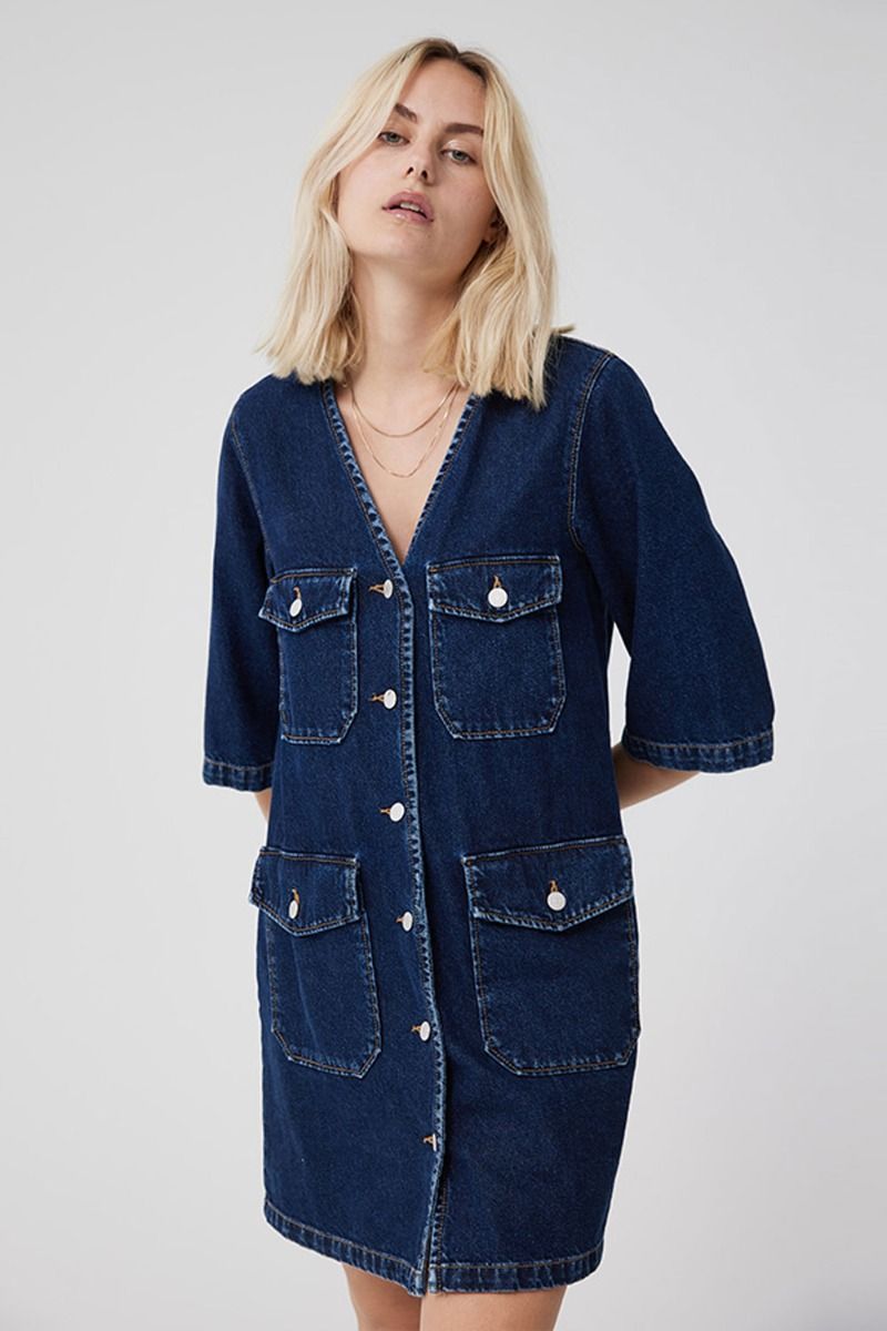 Global Funk - Kjole - Maiza - Dark Blue Stone Wash