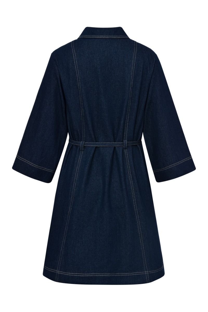 Global Funk - Kjole - Jemina-G - Dark Unwashed denim