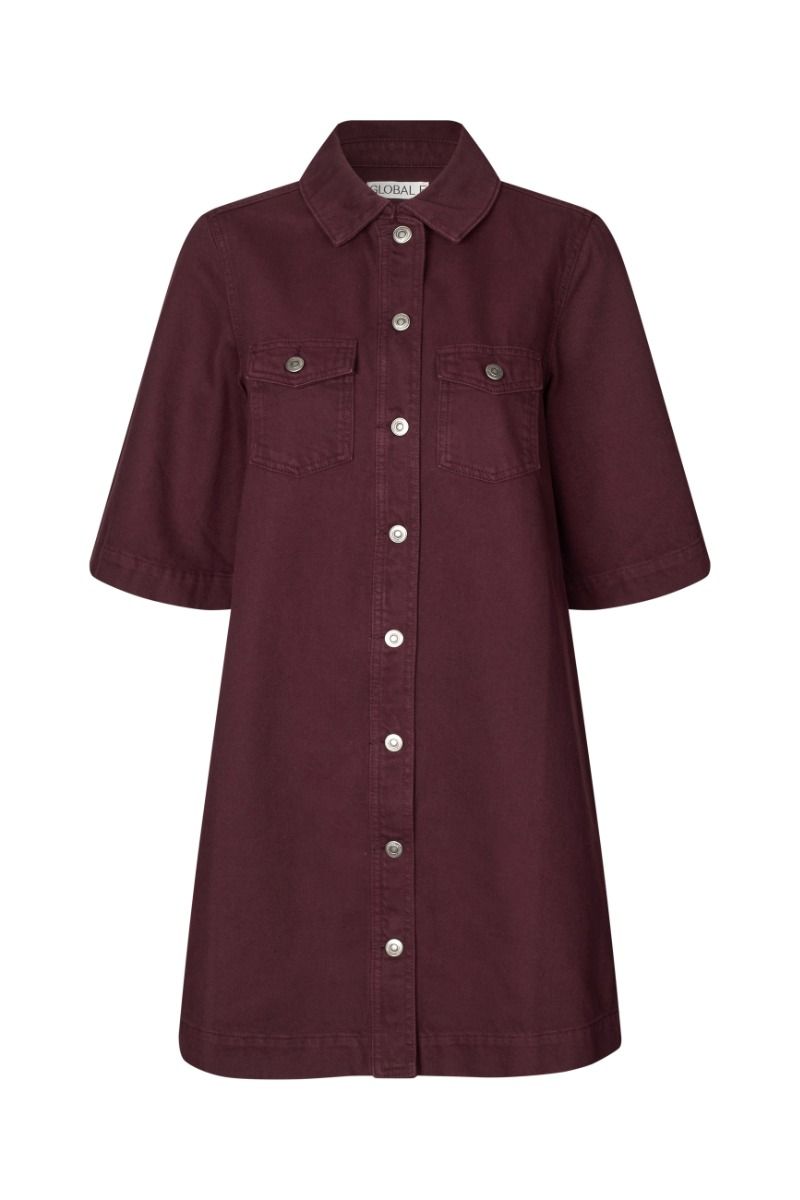 Global F - Kjole - Mira-G - Dark burgendy