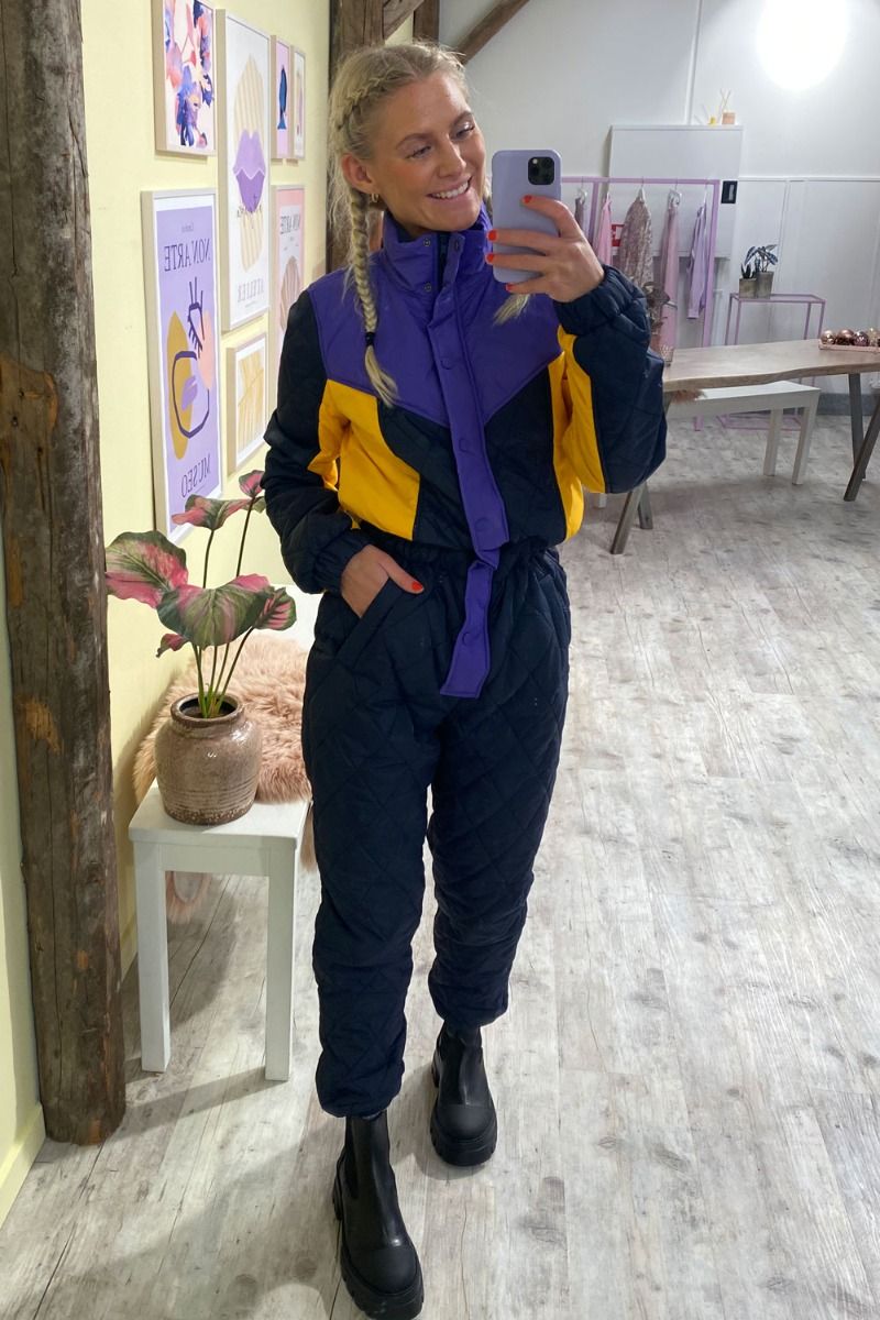 Global Funk - Buksedragt - Arielle - Purple Orange Mix 