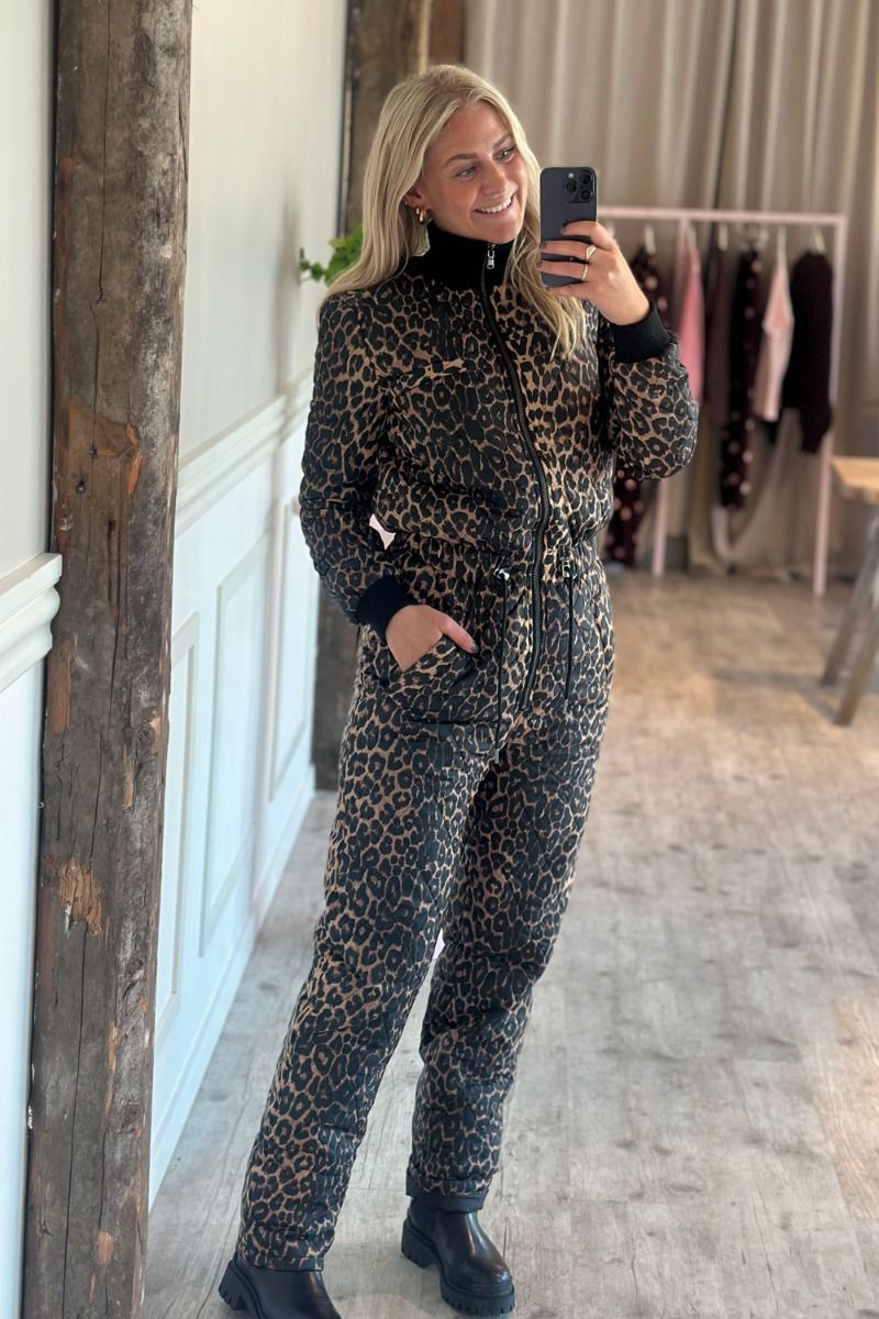 Global - Buksedragt - Isolde-G - Leopard mist