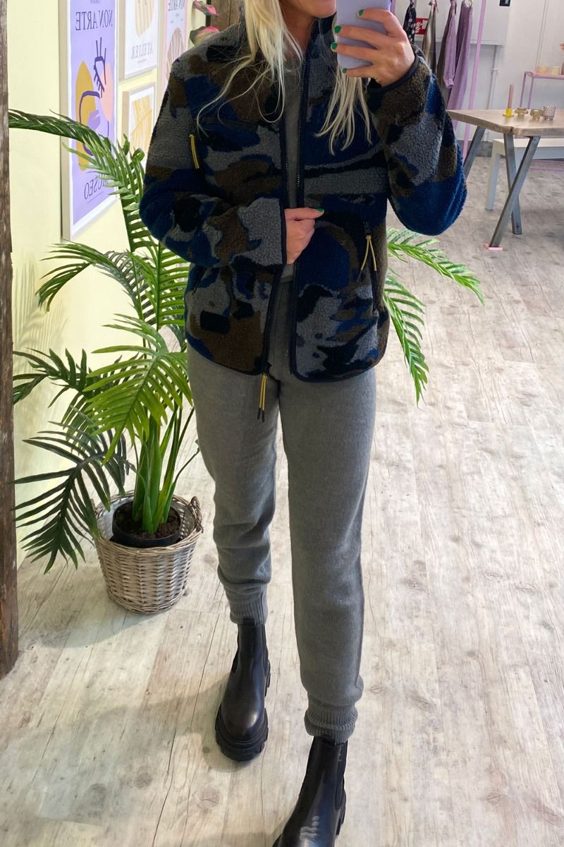 Global Funk - Jakke - Barber - Blue Camoflage