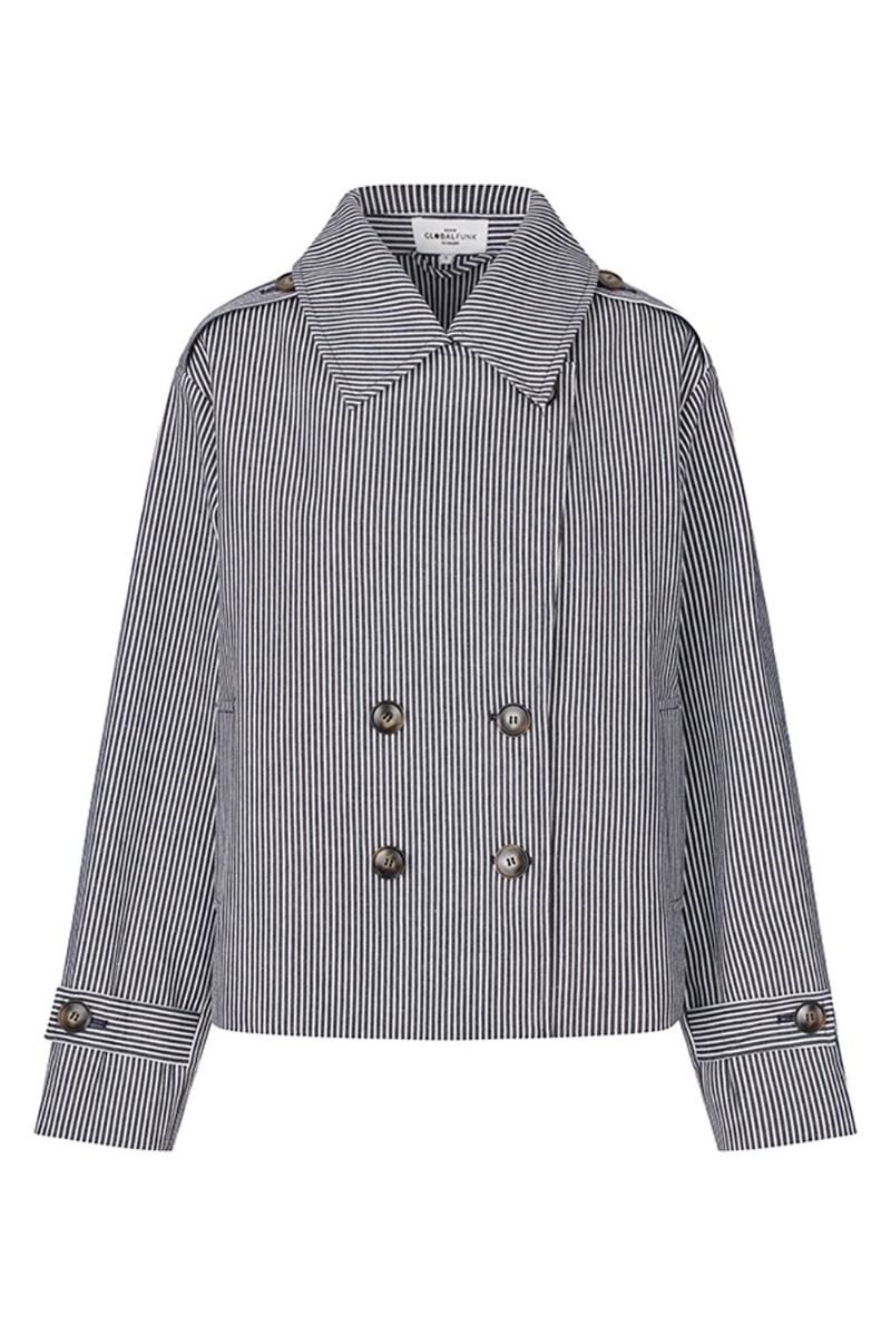 Global Funk - Jakke - Becker-G - Navy White Stripe 